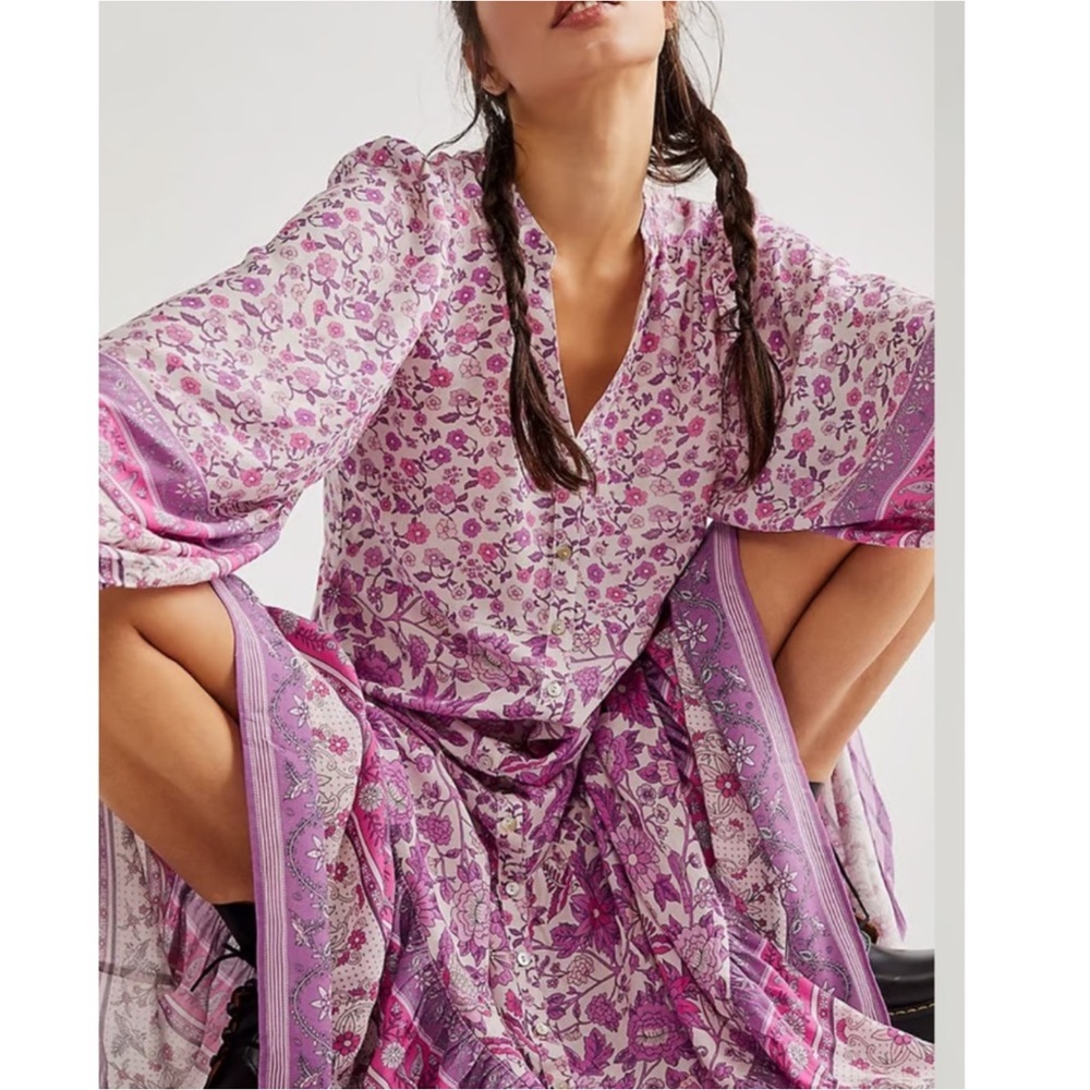 NWT Spell 🌸 Mossy 🌸Button Through Gown 🌸 - Picture 6 of 16